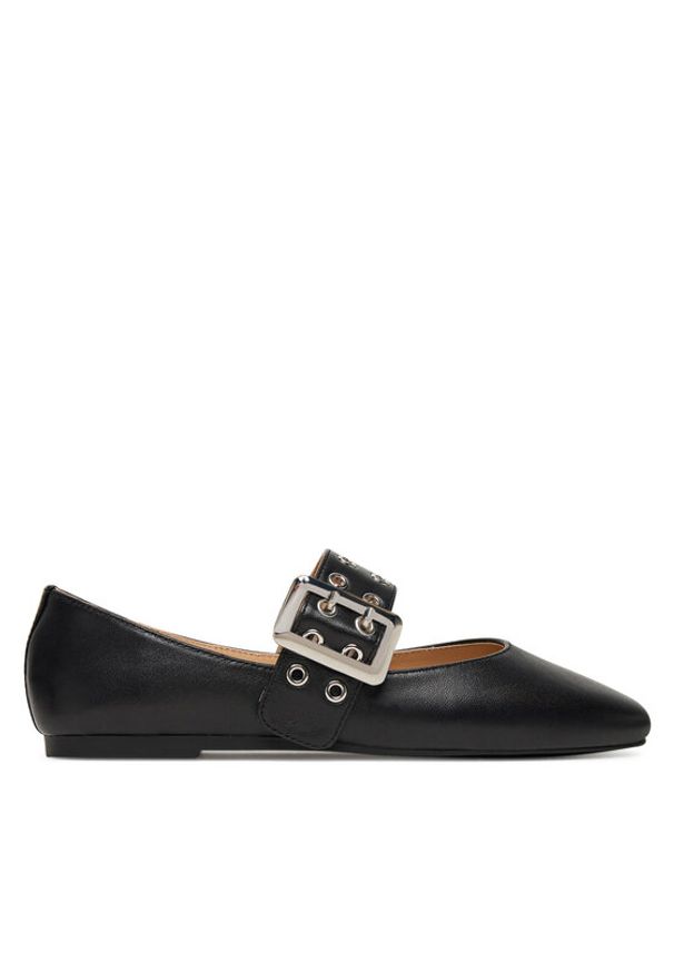Steve Madden Baleriny Atlantica SM11004770 Czarny. Kolor: czarny. Materiał: zamsz, skóra