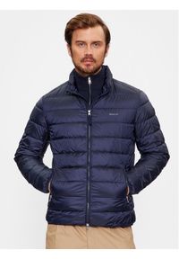 GANT - Gant Kurtka puchowa Light Down Jacket 7006298 Granatowy Regular Fit. Kolor: niebieski. Materiał: syntetyk #1