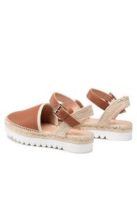 Pollini Espadryle SA10284G0ETE0200 Brązowy. Kolor: brązowy. Materiał: skóra #3