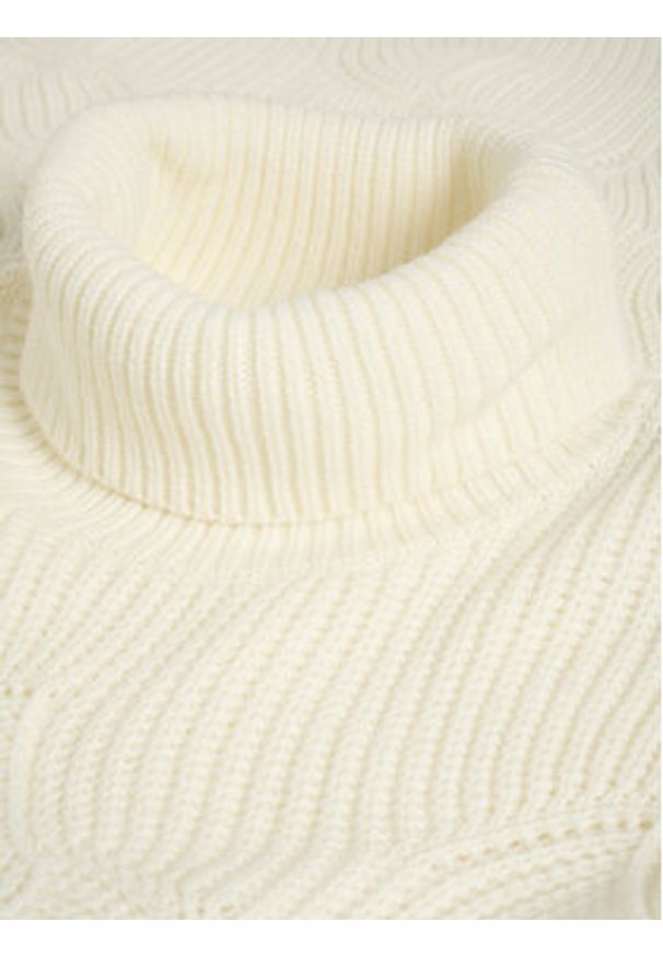 Matinique Sweter 30206853 Écru Regular Fit. Materiał: wełna