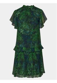 Nissa Sukienka codzienna RC14957 Zielony Regular Fit. Okazja: na co dzień. Kolor: zielony. Materiał: jedwab. Typ sukienki: proste. Styl: casual #6