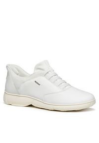 Geox Sneakersy D Nebula 2.0 Plus D568EA 08514 C1000 Biały. Kolor: biały. Materiał: skóra