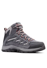 columbia - Columbia Trekkingi Crestwood Mid Waterproof 2099861 Szary. Kolor: szary. Materiał: materiał #3