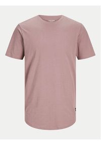 Jack & Jones - Jack&Jones T-Shirt Jjenoa 12113648 Różowy Long Line Fit. Kolor: różowy. Materiał: bawełna #5