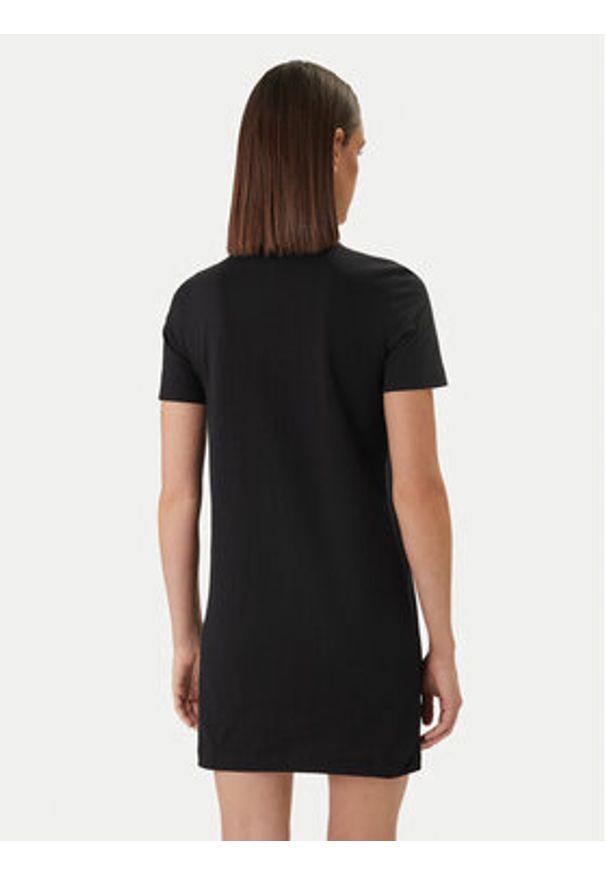 Calvin Klein Sukienka codzienna Blocking LV047F288G Czarny Regular Fit. Okazja: na co dzień. Kolor: czarny. Materiał: bawełna. Typ sukienki: proste. Styl: casual