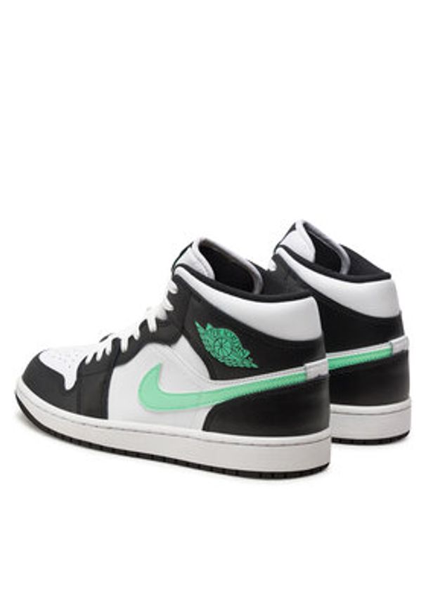 Nike Sneakersy Jordan 1 Mid DQ8426 103 Biały. Kolor: biały. Materiał: skóra