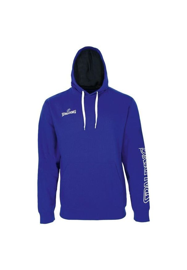 SPALDING - Bluza Spalding Team II. Kolor: niebieski. Materiał: bawełna. Sport: koszykówka