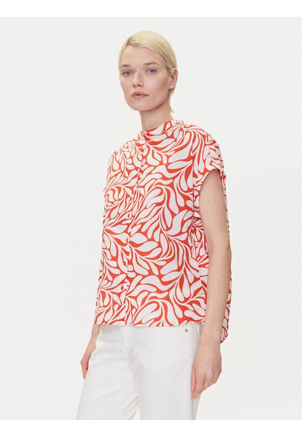 Mustang Koszula Coral 1016572 Czarny Loose Fit. Kolor: czarny. Materiał: bawełna
