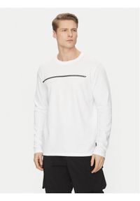 Jack & Jones Longsleeve Fusion 12273134 Biały Regular Fit. Kolor: biały. Materiał: syntetyk, bawełna. Długość rękawa: długi rękaw #1