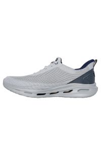 skechers - Adidasy Skechers Arch Fit Orvan - Kin, Mężczyźni. Kolor: szary. Materiał: tkanina