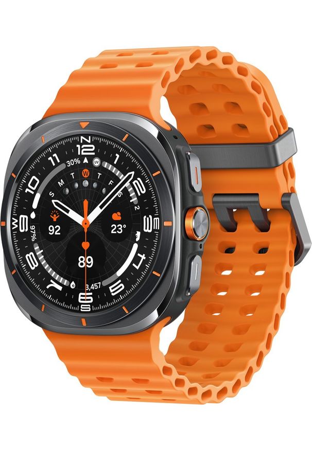 SAMSUNG - Samsung Galaxy Watch Ultra 3,81 cm (1.5") AMOLED 47 mm Cyfrowy 480 x 480 px Ekran dotykowy 4G Szary Wi-Fi GPS. Rodzaj zegarka: cyfrowe. Kolor: szary