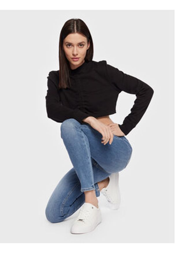 Calvin Klein Jeans Jeansy J20J220617 Niebieski Skinny Fit. Kolor: niebieski