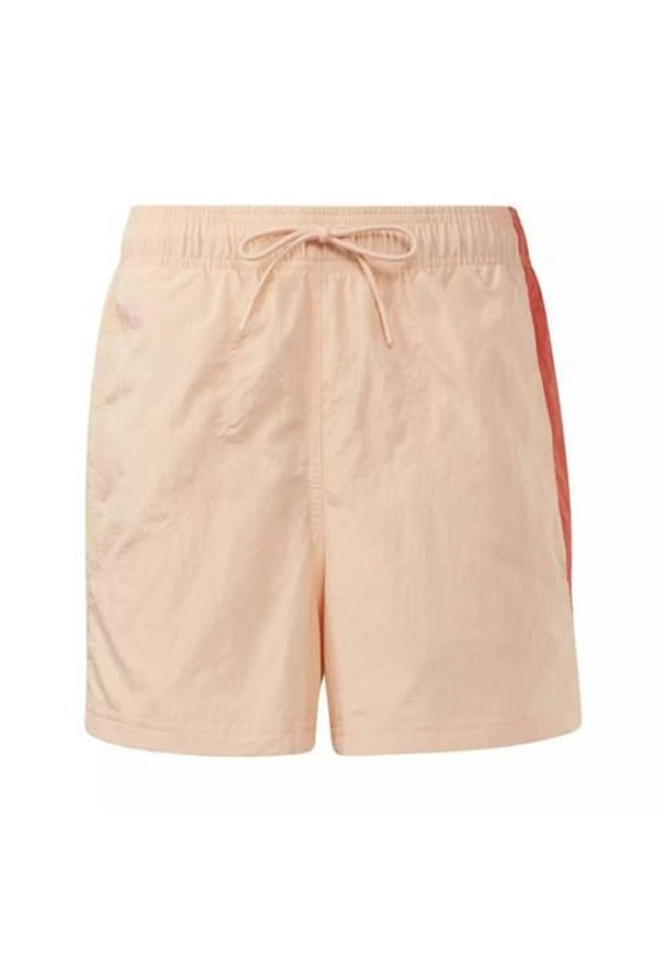 Spodenki treningowe damskie Reebok Bermuda. Kolor: biały. Długość: krótkie