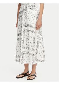 Weekend Max Mara Spódnica midi Caravan 2615101082 Biały Regular Fit. Kolor: biały. Materiał: bawełna #1