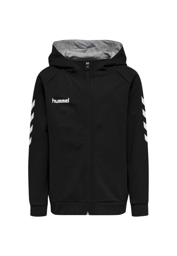 Bluza do piłki ręcznej dla dzieci Hummel Hml go zapinana na zamek. Kolor: czarny. Sport: piłka ręczna