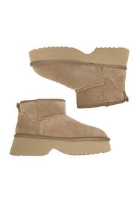 Badura Śniegowce EO-ANIKA-TS6302-01 Szary. Kolor: szary. Materiał: skóra, zamsz #5