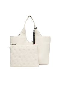 Karl Lagerfeld - KARL LAGERFELD Torebka A3W30096 Biały. Kolor: biały. Materiał: skórzane