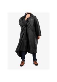 Peleryna przeciwdeszczowa Trekmates Deluxe Poncho - black. Kolor: czarny