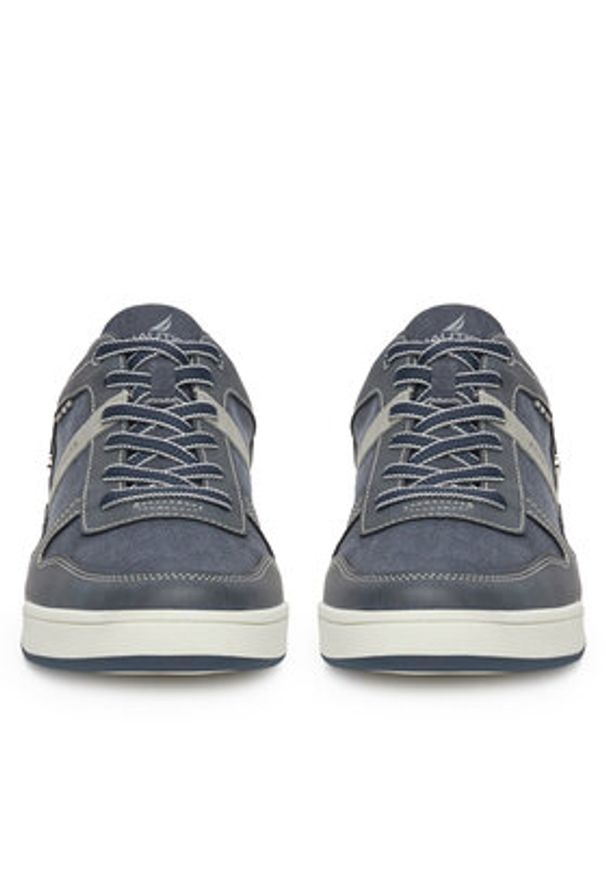 Nautica Sneakersy 24SC055 Granatowy. Kolor: niebieski. Materiał: materiał