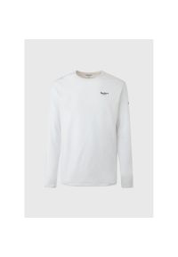 Koszulka z długim rękawem Pepe Jeans Original Basic 2. Okazja: na co dzień. Kolor: biały. Długość rękawa: długi rękaw. Długość: długie. Styl: casual #1