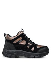 skechers - Skechers Trapery Brilliant Hue 158350/BLK Czarny. Kolor: czarny. Materiał: materiał