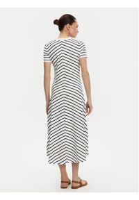 TOMMY HILFIGER - Tommy Hilfiger Sukienka codzienna WW0WW44547 Biały Regular Fit. Okazja: na co dzień. Kolor: biały. Materiał: bawełna. Typ sukienki: proste. Styl: casual