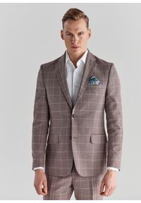 Pako Lorente - PAKO LORENTE – Różowa marynarka garniturowa P22SP-3G-019-W-S. Kolor: różowy. Materiał: wełna #1