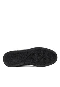 Geox - Sneakersy męskie czarne GEOX U Senegale C. Kolor: czarny. Materiał: skóra. Szerokość cholewki: normalna