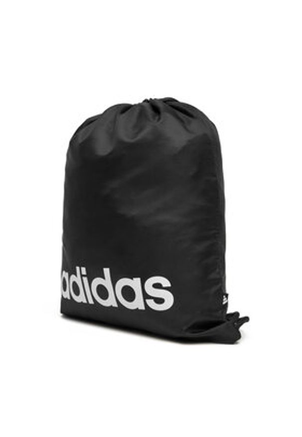 Adidas - adidas Worek Linear Gym Sack JE8342 Czarny. Kolor: czarny. Materiał: materiał