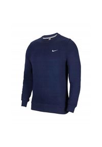 Bluza Sportowa Męska Nike Club Crew-Swoosh. Kolor: niebieski
