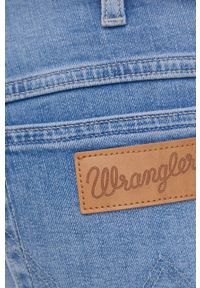 Wrangler jeansy TEXAS SLIM BLUE CHAMP męskie. Kolor: niebieski #3