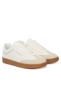 Calvin Klein Sneakersy Low Cut Lace-Up Sneaker V3X9-83159-1269 D Biały. Kolor: biały. Materiał: skóra