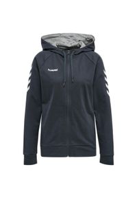 Bluza do piłki ręcznej damska Hummel hmlGO Zip z kapturem. Typ kołnierza: kaptur. Kolor: wielokolorowy, szary, czarny, brązowy. Sezon: zima, jesień