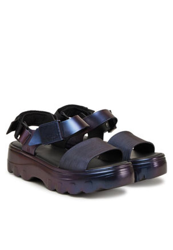 melissa - Melissa Sandały Melissa Kick Off Sandal Metallic Ad M 36081 Granatowy. Kolor: niebieski