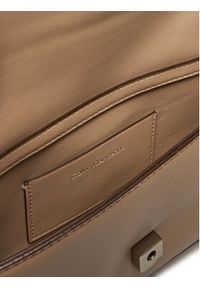 Calvin Klein Jeans Torebka Sculpted Flap Shoulder Pouch25 LV04K3148G Beżowy. Kolor: beżowy. Materiał: skórzane #5
