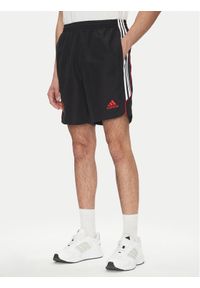 Adidas - adidas Szorty sportowe Manchester United UBP JF0369 Czarny Regular Fit. Kolor: czarny. Materiał: syntetyk
