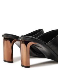 Calvin Klein Klapki Heel Mule Pump 70 LT HW0HW02091 Czarny. Kolor: czarny. Materiał: skóra #5