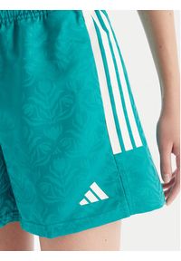 Adidas - adidas Szorty sportowe Tiro x Common Goal JL9208 Turkusowy Loose Fit. Kolor: turkusowy. Materiał: syntetyk