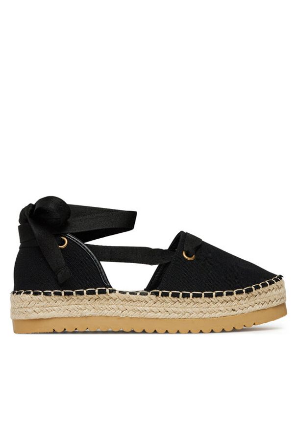 DeeZee Espadryle ZYLS093 Czarny. Kolor: czarny. Materiał: syntetyk, materiał