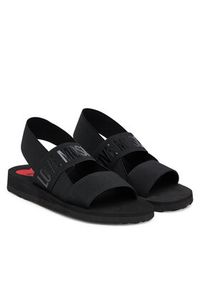 Love Moschino - LOVE MOSCHINO Sandały JA16033G0MJN7000 Czarny. Kolor: czarny. Materiał: materiał #3