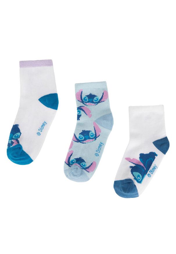 Disney Classics Zestaw 3 par wysokich skarpet dziecięcych ACCCS-AW24-329DCLS (3-pack) Kolorowy. Materiał: bawełna. Wzór: motyw z bajki, kolorowy