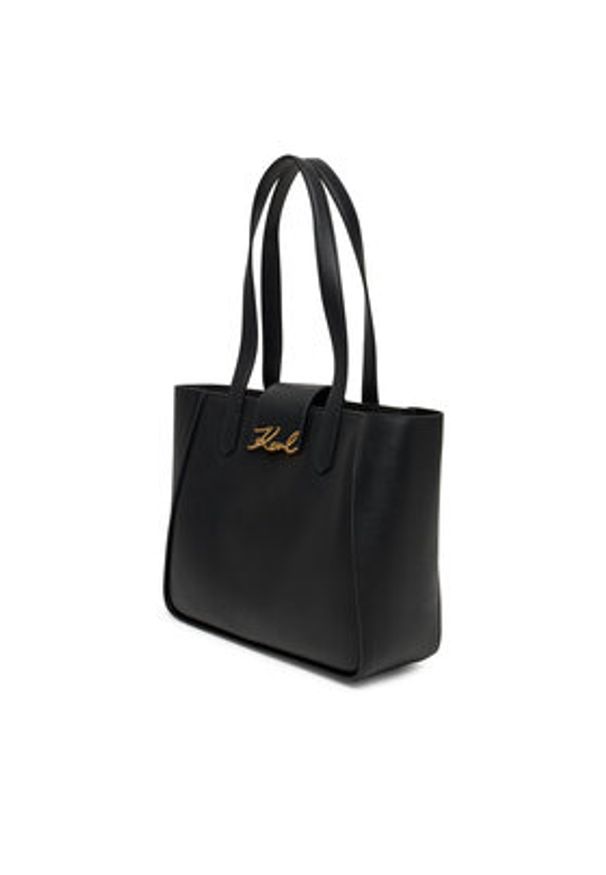 Karl Lagerfeld - KARL LAGERFELD Torebka A3W30133 Czarny. Kolor: czarny. Materiał: skórzane