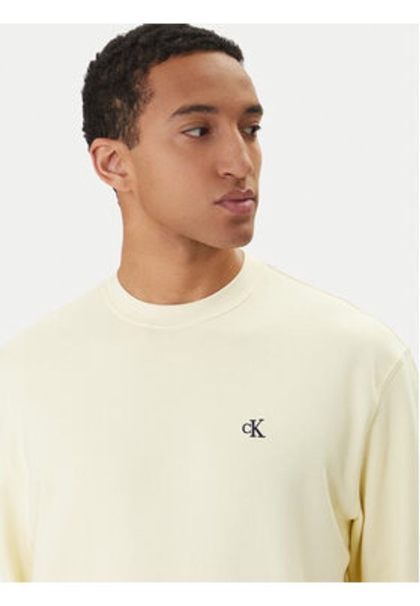 Calvin Klein Jeans Bluza LV04RC296G Zielony Regular Fit. Kolor: zielony. Materiał: bawełna