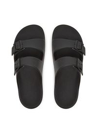 Karl Lagerfeld - KARL LAGERFELD Klapki Kondo Tred KL70975 Czarny. Kolor: czarny. Materiał: skóra