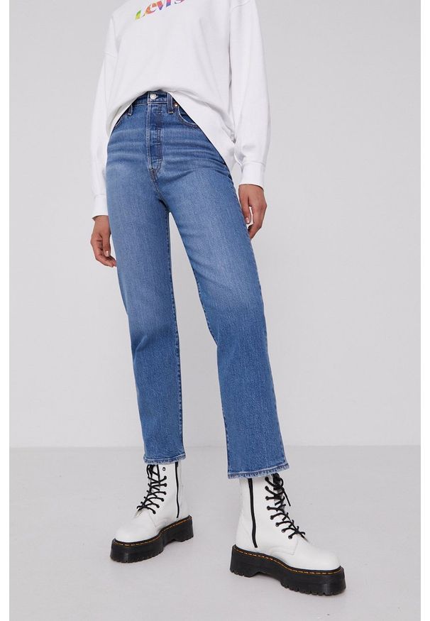 Levi's® - Levi's - Jeansy. Okazja: na spotkanie biznesowe. Kolor: niebieski. Styl: biznesowy