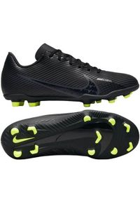 Buty piłkarskie dla dzieci Nike Mercurial Vapor 15 Club Junior. Zapięcie: sznurówki. Kolor: czarny. Materiał: materiał, syntetyk. Szerokość cholewki: normalna. Sport: piłka nożna