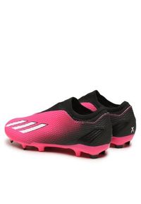 Adidas - adidas Buty X Speedportal.3 Laceless Firm Ground Boots GZ5065 Różowy. Kolor: różowy. Materiał: materiał #7