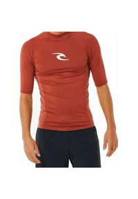 Koszulka do pływania dziecięca Rip Curl Lycra Brand Wave UPF. Kolor: pomarańczowy. Materiał: lycra. Sport: pływanie