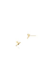 W.KRUK - Kolczyki złote kolibry. Materiał: złote. Kolor: złoty. Wzór: aplikacja