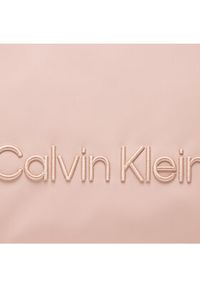 Calvin Klein Torebka Resort Hobo K60K609636 Różowy. Kolor: różowy. Materiał: skórzane